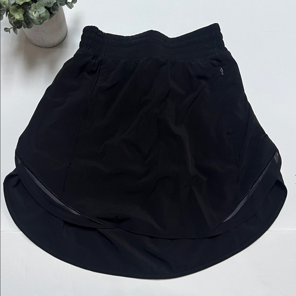 lululemon athletica Dresses & Skirts - Lululemon Hotty Hot High Rise Skirt Long Black Size 2